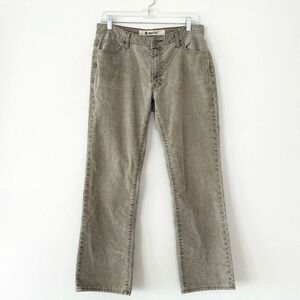 Y2K GAP Women's Sz 16 Taupe Bootcut Leg Stretch Corduroy Pants Indie Casual
